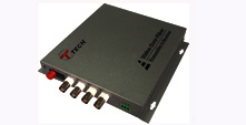 4-Channel Fiber Optic Video Converter